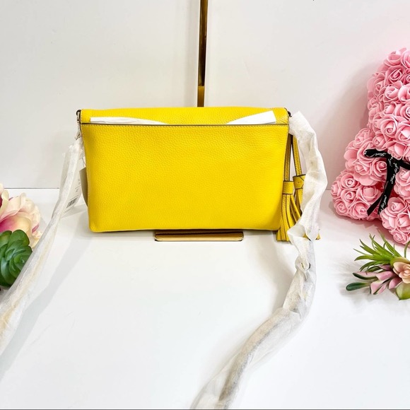 NEW Tory Burch Thea Foldover Crossbody Bag in Daylily - Picture 12 of 13